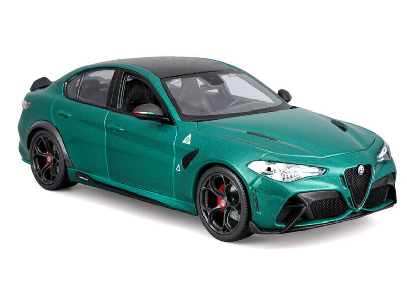 Bburago Alfa Romeo Giulia GTA 1:18 zelená metalíza